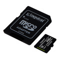 Карта памяти Kingston MicroSDXC 256GB Canvas Select Plus UHS-I U3 V30 A1 (с адаптером SD)