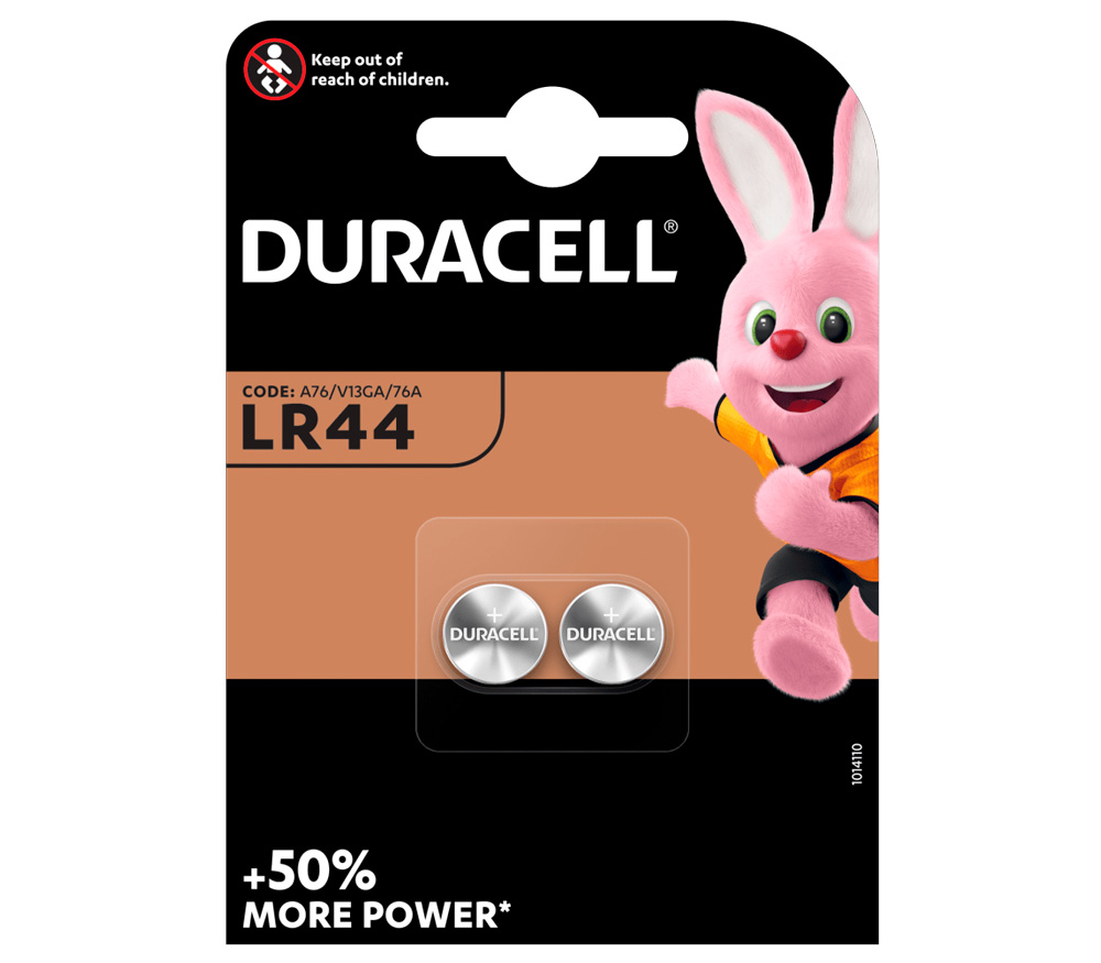 Батарейки Duracell LR44, 2 шт.