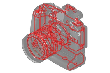 Беззеркальный фотоаппарат Olympus OM-D E-M1 Kit 12-40mm f/2.8, серебристый