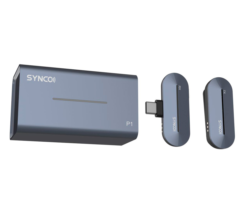 Беспроводной микрофон Synco P1T, 2.4 ГГц, приемник + передатчик, цифровой, USB-C
