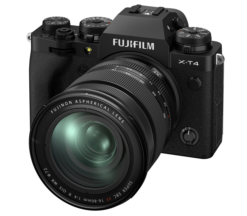 Беззеркальный фотоаппарат Fujifilm X-T4 Kit 16-80mm, черный