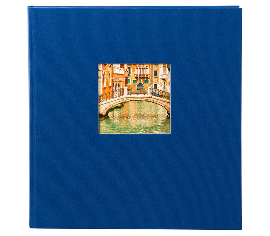 Фотоальбом Goldbuch 30х31 см, 60 страниц, Bella Vista, белые листы, синий