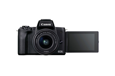 Беззеркальный фотоаппарат Canon EOS M50 Mark II Kit 15-45mm IS STM, черный