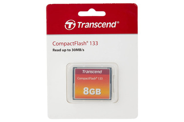 Карта памяти Transcend CompactFlash  8GB  133x  Ultra Speed (TS8GCF133)