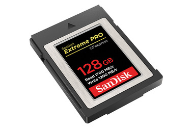 Карта памяти SanDisk CFexpress Type B 128GB Extreme Pro, чтение 1700, запись 1200 МБ/с