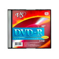 Диск VS DVD-R 4,7 GB 16x Slim Ink Print, 5шт