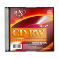 Диск VS CD-RW 80 4-12x Slim, 1шт