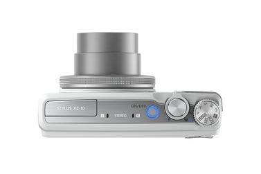 Компактный фотоаппарат Olympus XZ-10 белый + кожаный чехол