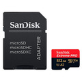 Карта памяти SanDisk MicroSDXC 512GB Extreme Pro 170MB/s UHS-I A2 V30 + SD-адаптер