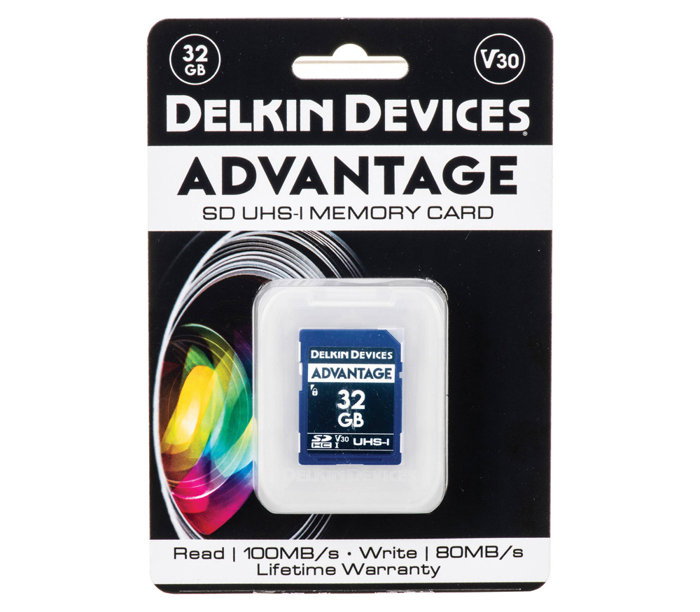 Карта памяти Delkin Devices SDHC 32Gb Advantage 633x UHS-I V30