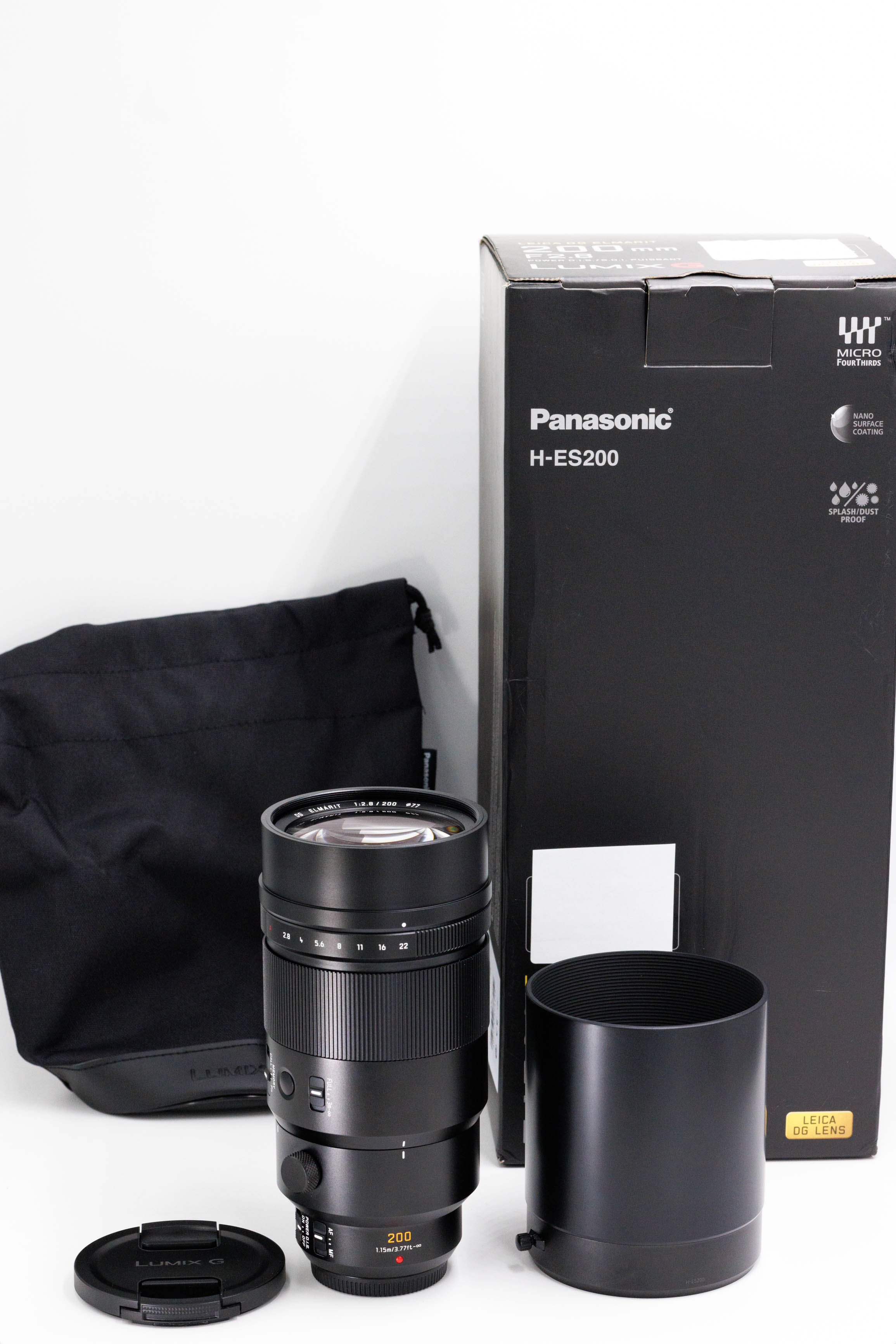 Объектив Panasonic Leica DG Elmarit 200mm f/2.8 Power OIS (б.у состояние Like New)
