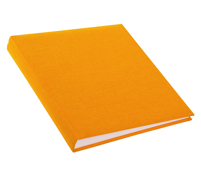 30х31 см, 60 страниц, тканевая обложка (лён) апельсиновый