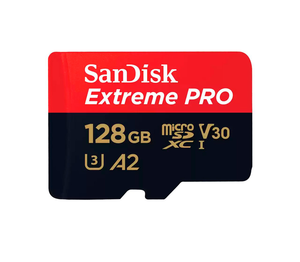   SanDisk MicroSDXC 128GB Extreme PRO V30 U3 A2