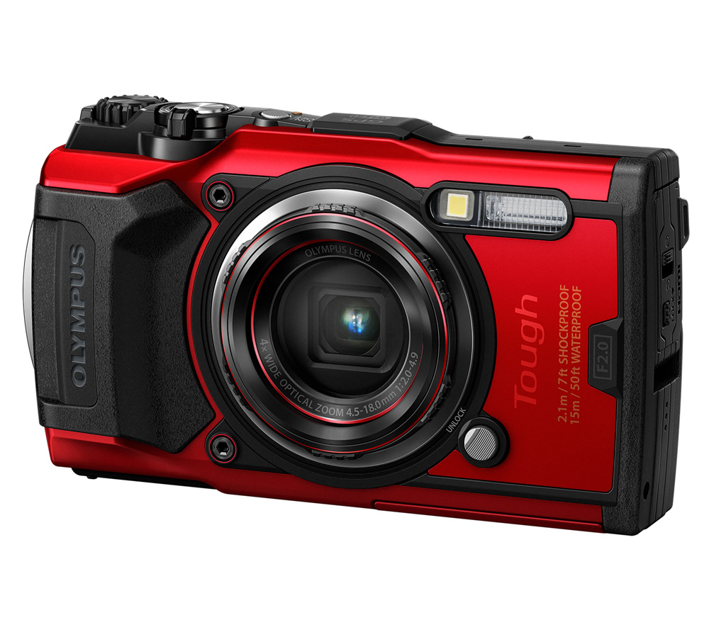 Компактный фотоаппарат Olympus Tough TG-6, красный