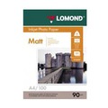 Бумага Lomond A4, матовая, 90 г/м², 100 листов