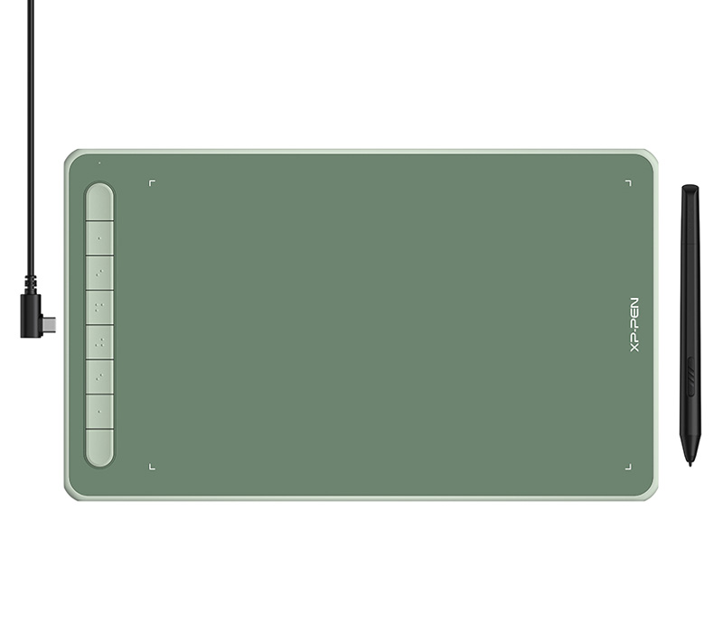 Графический планшет XP-Pen Deco L, 25х15 см, зеленый