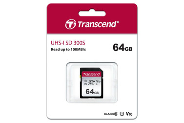 Карта памяти Transcend SDXC 64GB 300S UHS-I U1 V10