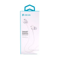 Наушники Devia Smart Series Stereo Wired Earphone 3.5 mm белые