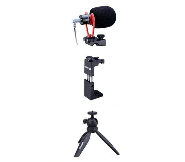 Комплект Ulanzi Video Kit 3, для блоггера (трипод, держатель, микрофон)