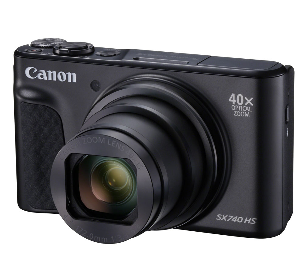 Компактный фотоаппарат Canon PowerShot SX740 HS, черный