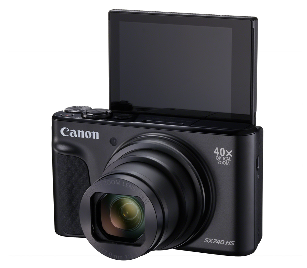 Компактный фотоаппарат Canon PowerShot SX740 HS, черный купить в наличии  официального магазина по выгодной цене