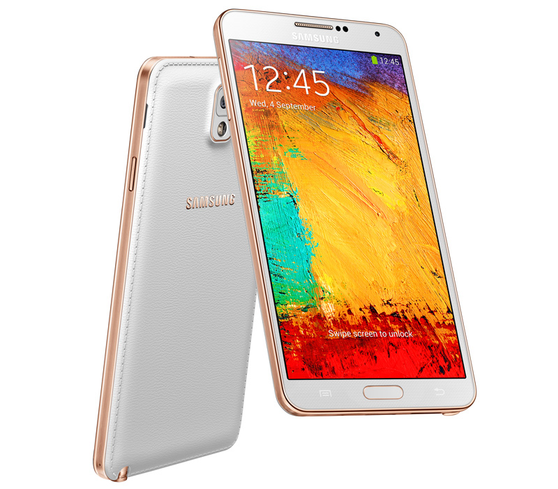 Телефон Samsung GALAXY Note 3 белый / золотой (SM-N900)