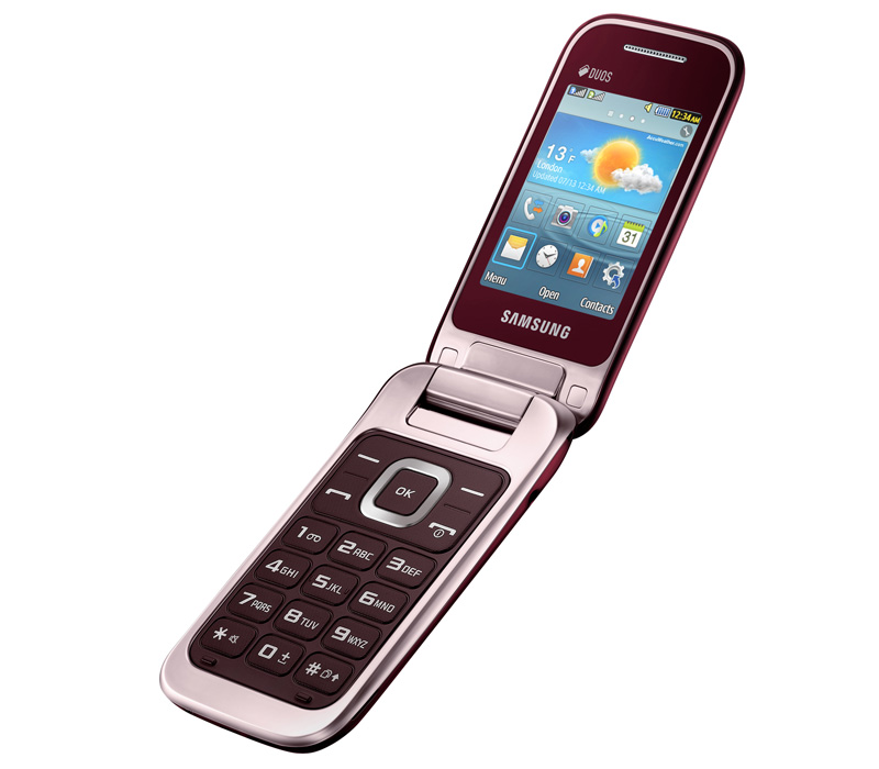 Телефон Samsung C3592 красный раскладной (GT-C3592)