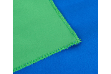 Фон GreenBean Field 2.4 х 5.0 м, тканевый, синий / зеленый