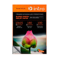 Фотобумага INTRO GLA6-180-100, A6 глянцевая 180г/м2, 100 листов