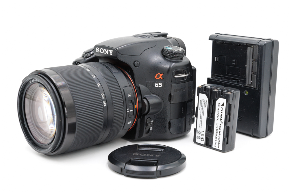 Зеркальный фотоаппарат Sony Alpha SLT-A65 18-135mm Black (состояние 5)