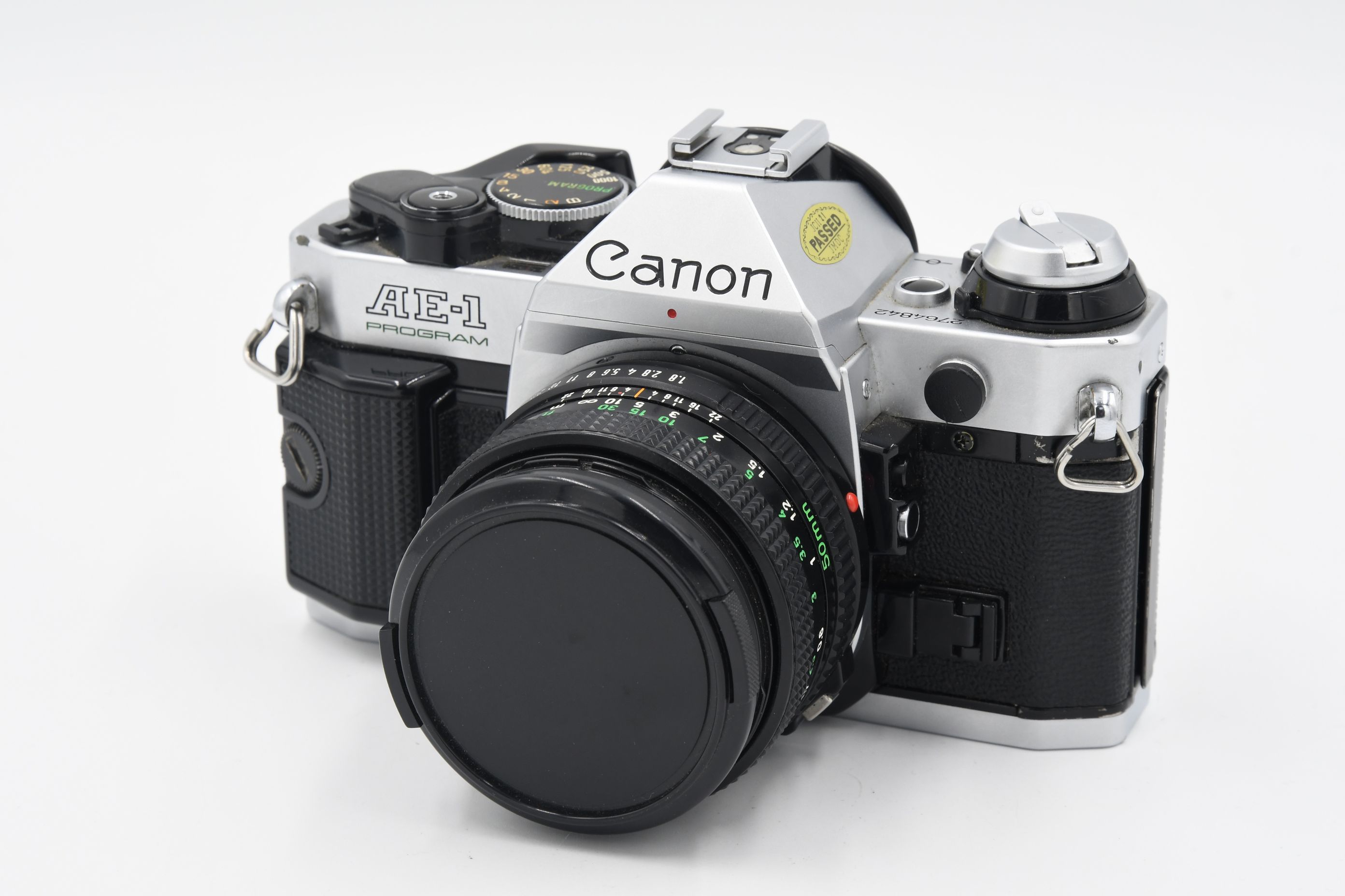 

Зеркальный фотоаппарат Canon AE-1 PROGRAM + FD 50/1.8 (состояние 5-), Черный, AE-1 PROGRAM + FD 50/1.8 (состояние 5-)