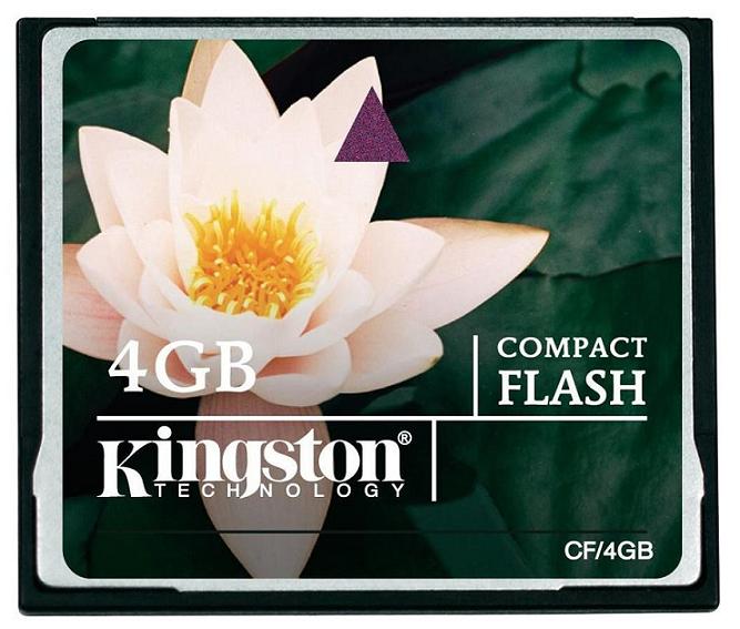 Карта памяти Kingston CompactFlash 4GB
