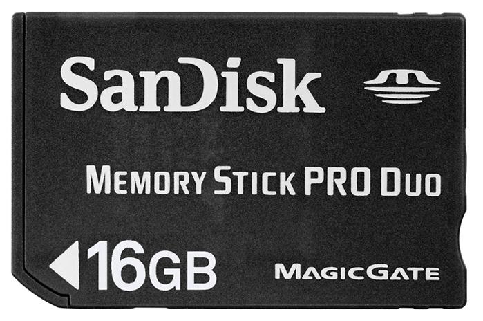 Карта памяти SanDisk Memory Stick Pro Duo 16GB