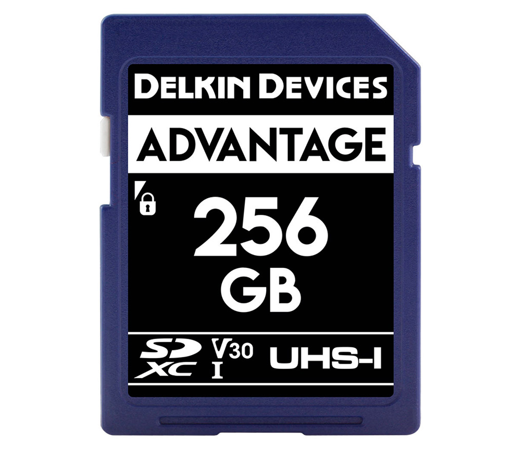Карта памяти Delkin Devices SDXC 256Gb Advantage 633x UHS-I V30