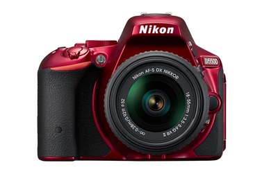 Зеркальный фотоаппарат Nikon D5500 kit 18-55mm AF-S DX G VR II red