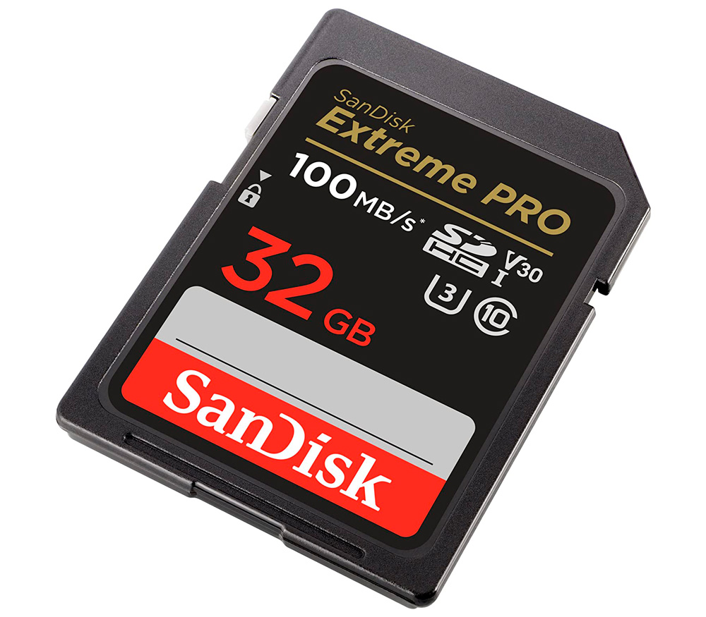 SDHC 32GB Extreme Pro UHS-I U3 V30 100/90 МБ/с