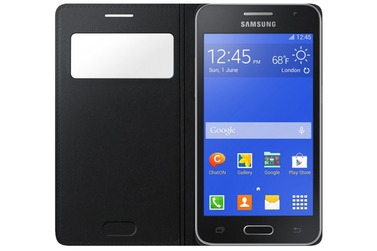Samsung Чехол-книжка  для Galaxy Core 2 черный (EF-CG355BBEGRU)