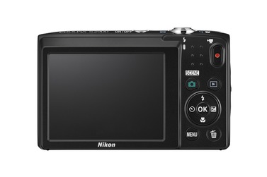 Компактный фотоаппарат Nikon Coolpix S2900 фиолетовый с рисунком