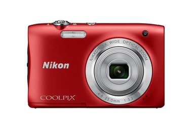 Компактный фотоаппарат Nikon Coolpix S2900 красный