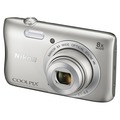 Компактный фотоаппарат Nikon Coolpix S3700 серебряный