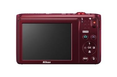 Компактный фотоаппарат Nikon Coolpix S3700 красный