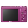 Компактный фотоаппарат Nikon Coolpix S3700 розовый