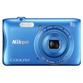 Компактный фотоаппарат Nikon Coolpix S3700 синий