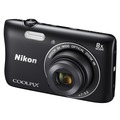 Компактный фотоаппарат Nikon Coolpix S3700 черный