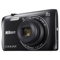Компактный фотоаппарат Nikon Coolpix S3700 черный