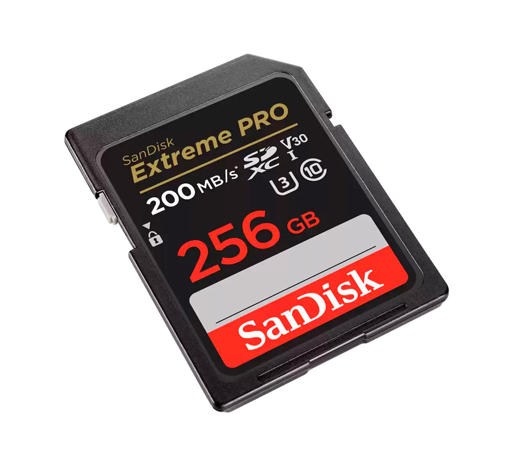 SDXC 256GB Extreme Pro UHS-I V30 U3 200/140 Mb/s