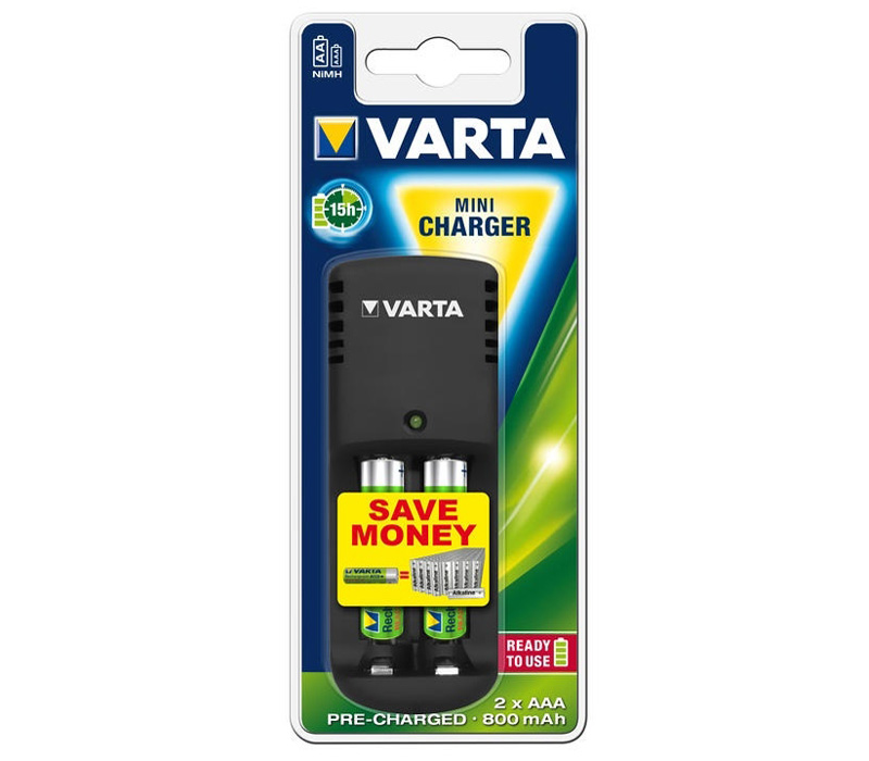 Зарядное устройство Varta Easy Energy Mini + 2 акк. АAА 800 mAh Ready2Use