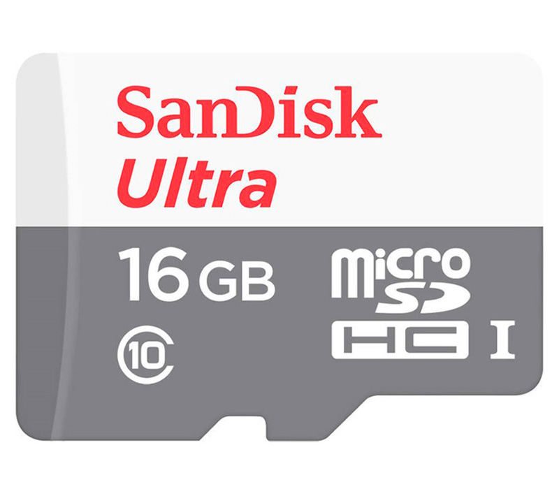 Карта памяти SanDisk MicroSDHC 16GB Сlass 10 Ultra 80 MB/s