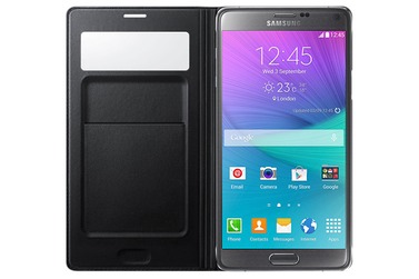 Samsung S View Wallet чехол для Galaxy Note 4 черный (EF-EN910FKEGRU)