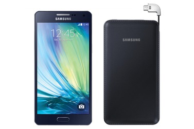 Телефон Samsung GALAXY A5 LTE Duos 16 Гб черный + внешний аккумулятор EB-PG900